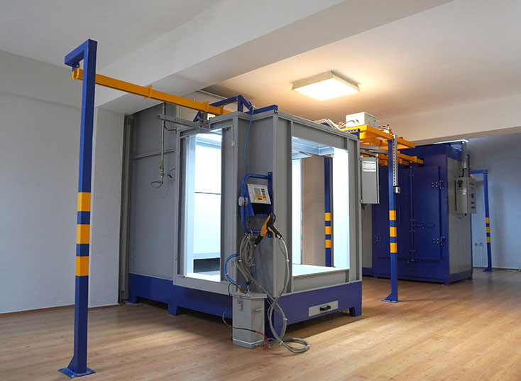 Semi-automatic line installation